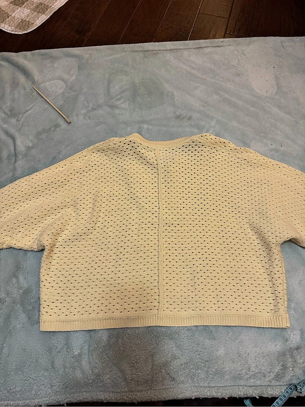 Yellow Knit Button-Front Cardigan